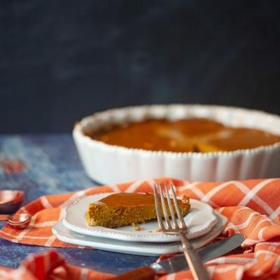 torta de abóbora keto