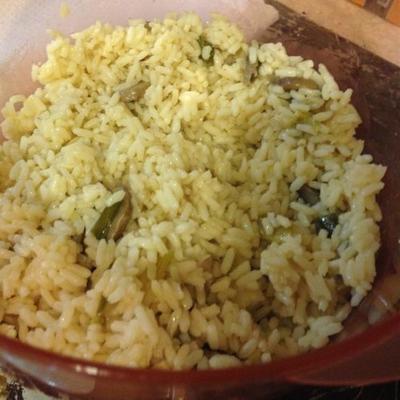 arroz rápido de cogumelos
