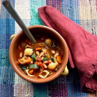 sopa minestrone fácil