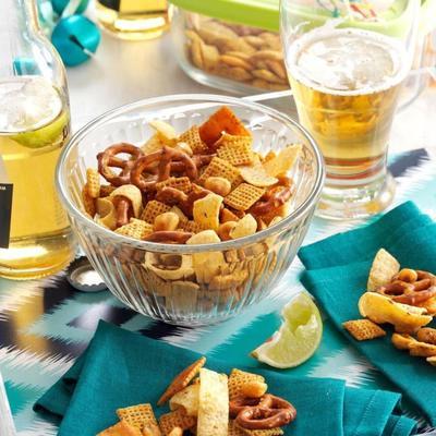 mistura brega do snack do fiesta do pimentão-cal