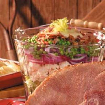 salada de cinco camadas