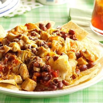 nachos de frango pimentão