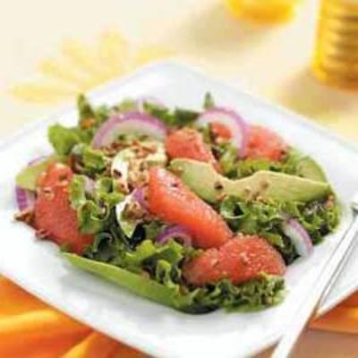 salada de abacate com grapefruit sudoeste