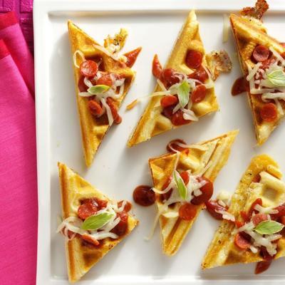 dippers de pizza waffled