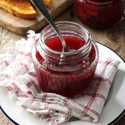 geléia de mel framboesa cranberry