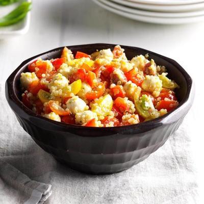 salada de quinoa pesto