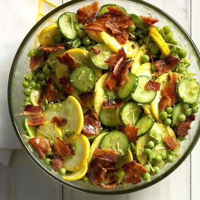 salada crocante de limão e pesto