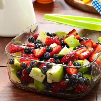 Salada de frutas patriótica de 2 vias