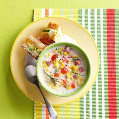 sopa de milho nova onda