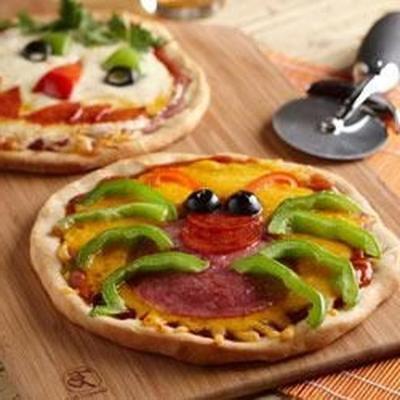 mini pizzas assustadoras