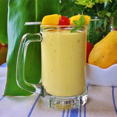 smoothie de banana manga fácil