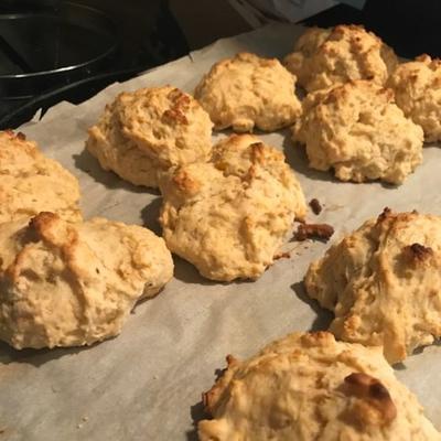 biscoitos de gota vegan de trigo integral