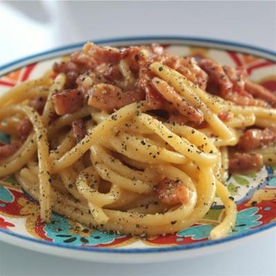 espaguete à carbonara: a tradicional receita italiana