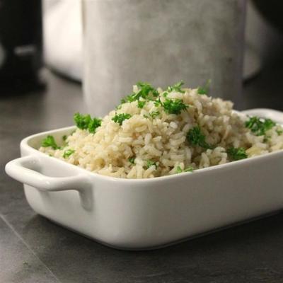 arroz integral assado perfeito sem confusão