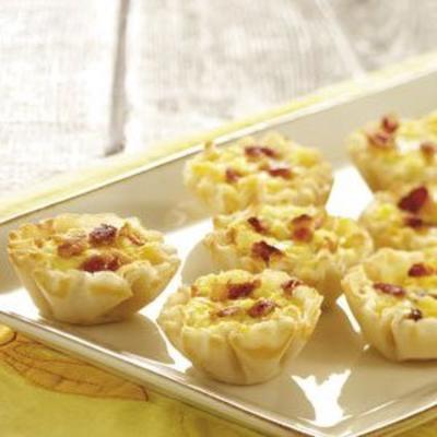 quiches de bacon mini reforma