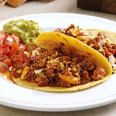 tacos de toupeira de peru