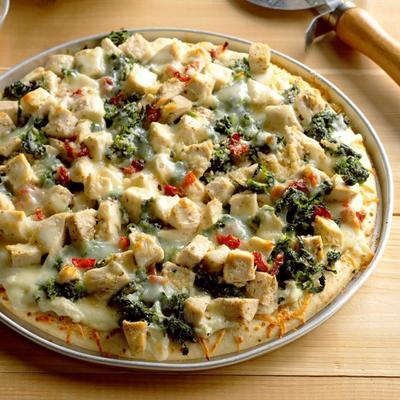 pizza florentina de frango