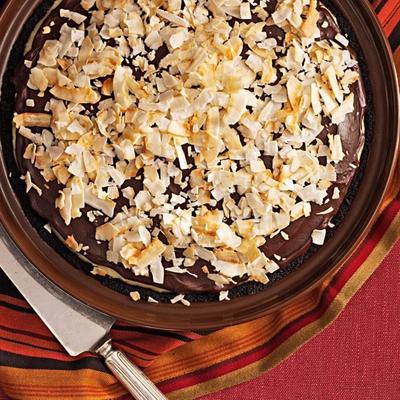torta de chocolate de coco escuro de susie