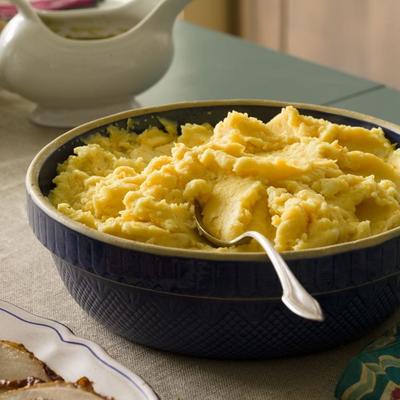 cheddar purê de batatas