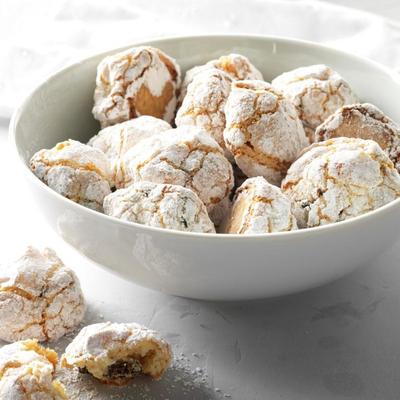 biscoitos amaretti de laranja-figo (sem glúten)