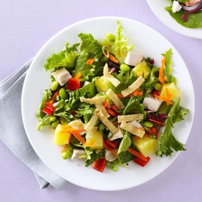 salada de frango veggie-gergelim