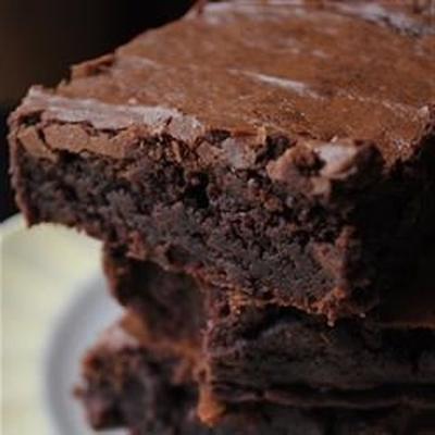 brownies de prato fundo