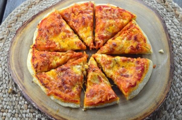 massa de pizza fácil peezy (massa de pizza de máquina de pão)
