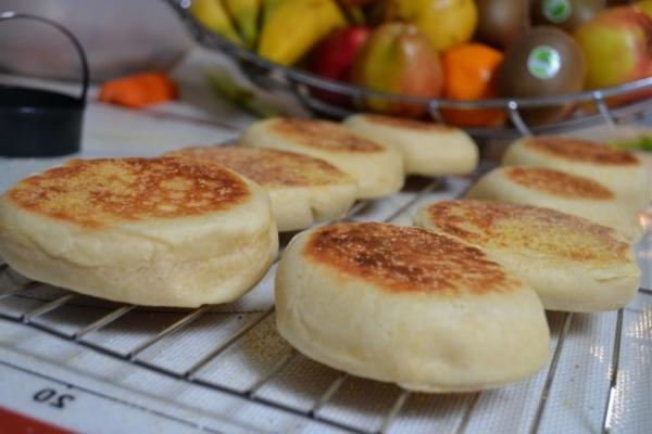 muffins ingleses (método da máquina de pão).