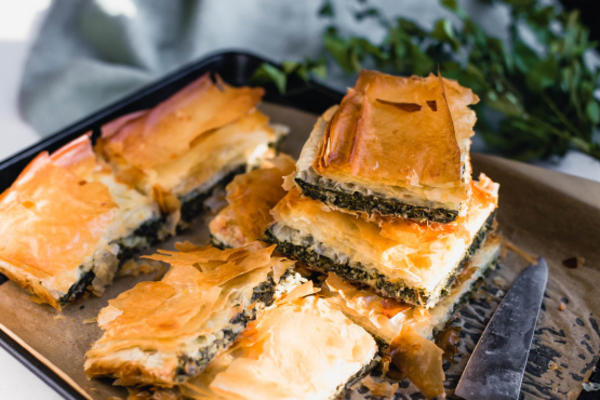 spanakopita (torta de espinafre grega)