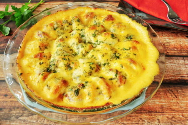 batatas gratinados