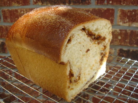 pão de passas canela redemoinho - para máquina de pão