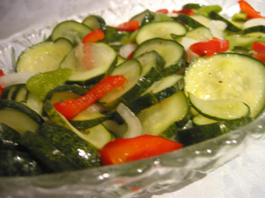 pickles de congelador de pepino crocante