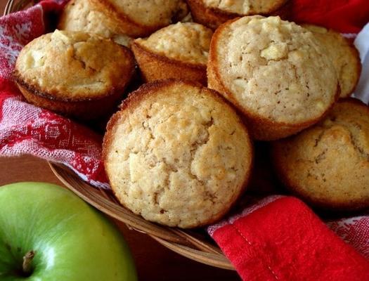 muffins de aveia de maçã