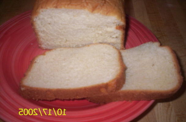 fabuloso pão branco mel (máquina de pão)