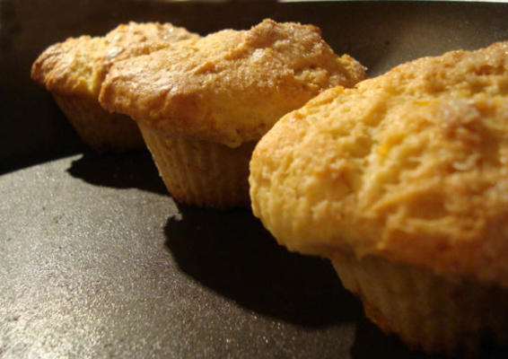os melhores muffins de nectarina de pêssego