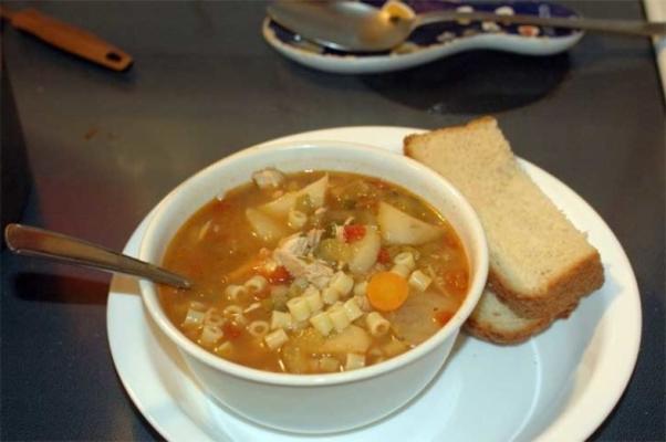 Sopa de frango siciliano picante de carrabba