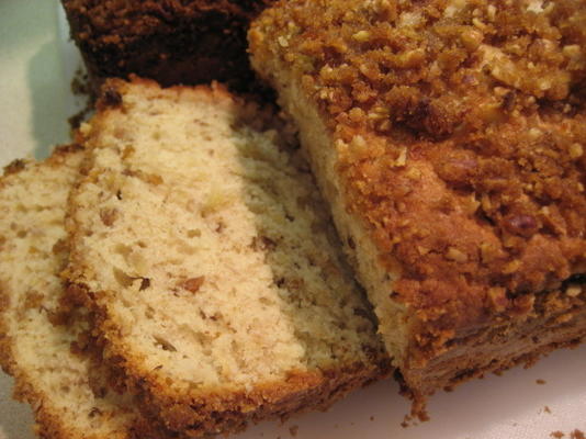 crocante canela streusel banana porca creme de queijo pão