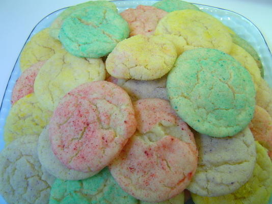 biscoitos de açúcar crackled