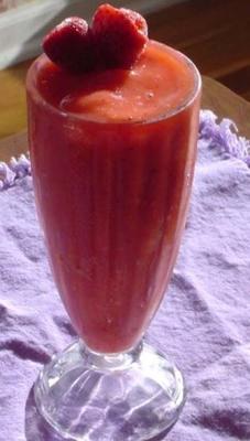 smoothie de frutas congelado de serra