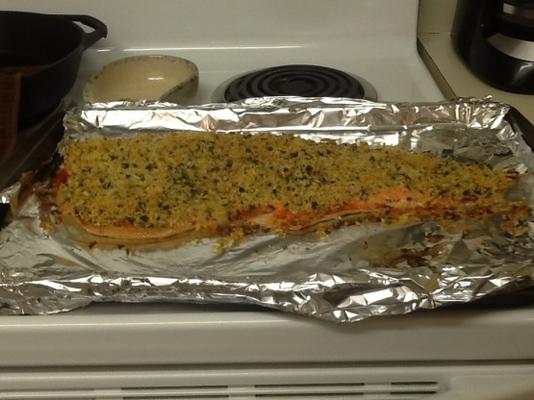 salmão assado com ervas