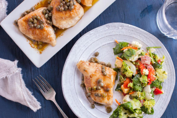 piccata de frango - giada de laurentiis