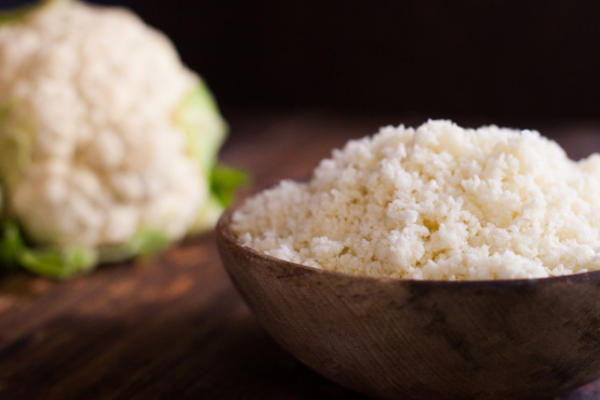 arroz de couve-flor - baixo carboidrato