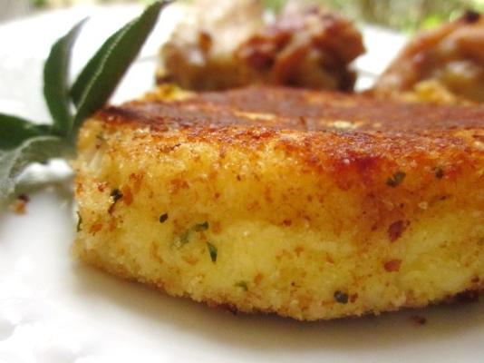 croquetes de batata com queijo parmesão