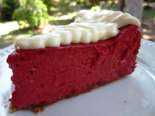 cheesecake de veludo vermelho