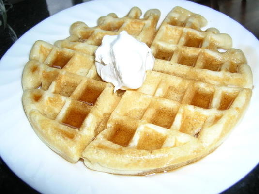 waffles de liquidificador de fubá