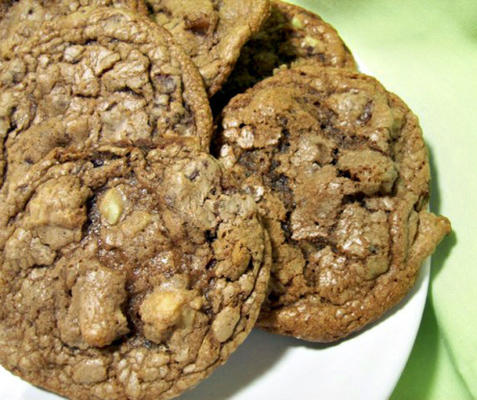 biscoitos de chocolate com menta