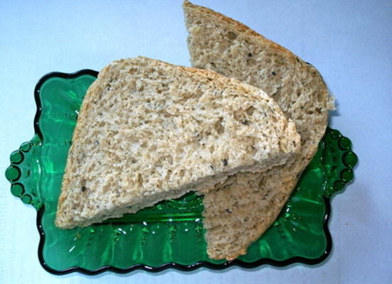 máquina de pão-pão de erva de trigo integral