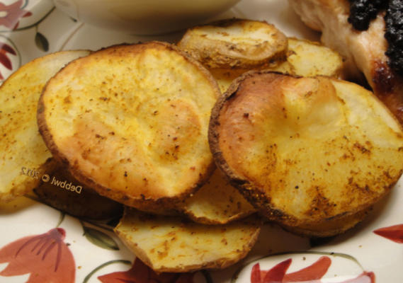 Batatas fritas em forno de estilo bengali