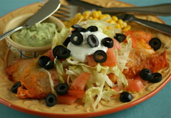 enchiladas de frango favoritos do pai