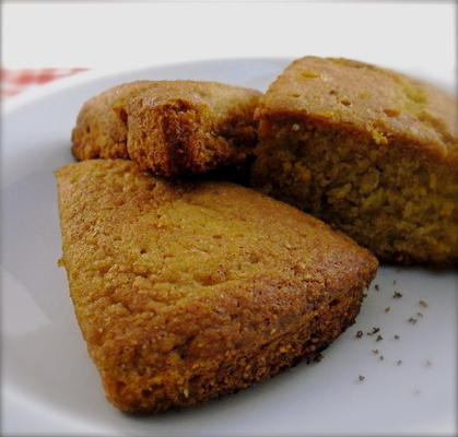 muffins de milho amarelo - sem glúten (como mistura de pão de milho)